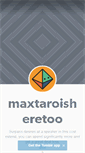 Mobile Screenshot of maxtaroisheretoo.tumblr.com