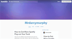 Desktop Screenshot of mrdarcymurphy.tumblr.com