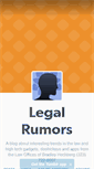 Mobile Screenshot of legalrumors.tumblr.com