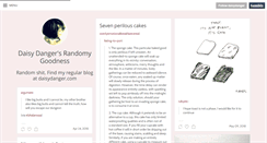 Desktop Screenshot of daisydanger.tumblr.com