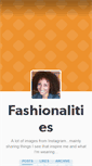 Mobile Screenshot of fashionalities.tumblr.com