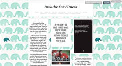 Desktop Screenshot of breatheforfitness.tumblr.com