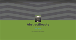 Desktop Screenshot of abstractbeauty.tumblr.com