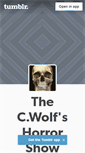 Mobile Screenshot of cwolfhorrorshow.tumblr.com