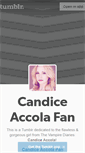 Mobile Screenshot of candice-accola.tumblr.com