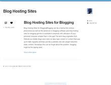 Tablet Screenshot of bloghostingsites.tumblr.com