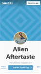 Mobile Screenshot of alienaftertaste.tumblr.com