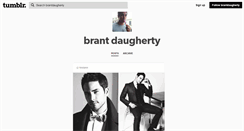 Desktop Screenshot of brantdaugherty.tumblr.com