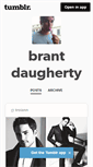 Mobile Screenshot of brantdaugherty.tumblr.com