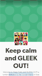 Mobile Screenshot of keepcalmgleekout.tumblr.com
