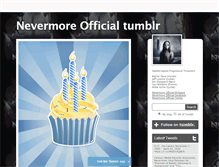 Tablet Screenshot of nevermorefans.tumblr.com