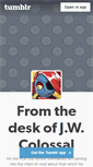 Mobile Screenshot of jwcolossal.tumblr.com