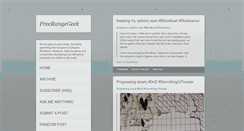 Desktop Screenshot of freerangegeek.tumblr.com