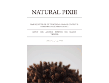 Tablet Screenshot of naturalpixie.tumblr.com
