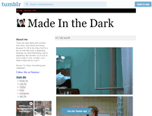 Tablet Screenshot of madeinthedark.tumblr.com