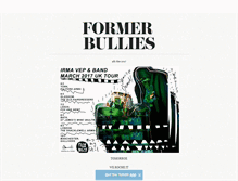 Tablet Screenshot of formerbullies.tumblr.com