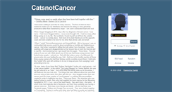 Desktop Screenshot of catsnotcancer.tumblr.com