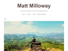 Tablet Screenshot of mattmilloway.tumblr.com