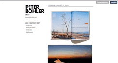 Desktop Screenshot of peterbohler.tumblr.com