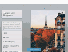 Tablet Screenshot of alwaysgivehappiness.tumblr.com