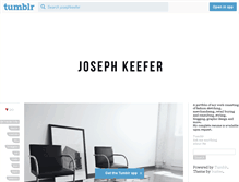 Tablet Screenshot of josephkeefer.tumblr.com