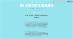 Desktop Screenshot of myonedirectionpreferences.tumblr.com