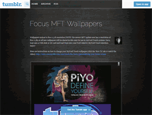 Tablet Screenshot of focusmftwallpapers.tumblr.com