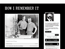 Tablet Screenshot of howirememberit.tumblr.com
