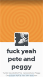 Mobile Screenshot of fypeteandpeggy.tumblr.com