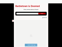 Tablet Screenshot of barbietownisdoomed.tumblr.com