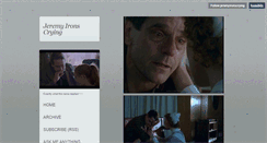 Desktop Screenshot of jeremyironscrying.tumblr.com