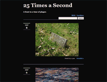 Tablet Screenshot of 25timesasecond.tumblr.com