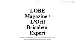Desktop Screenshot of lobe-magazine.tumblr.com