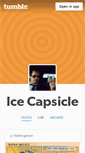 Mobile Screenshot of icecapsicle.tumblr.com