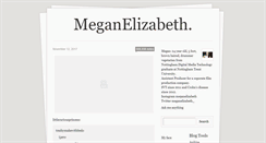 Desktop Screenshot of meganelizabethh.tumblr.com