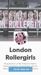 Mobile Screenshot of londonrollergirls.tumblr.com