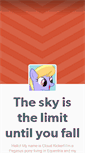Mobile Screenshot of pegasus-cloud-kicker.tumblr.com