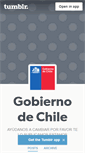 Mobile Screenshot of gobiernodechile.tumblr.com