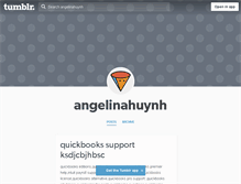 Tablet Screenshot of angelinahuynh.tumblr.com