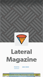 Mobile Screenshot of lateralmagazine.tumblr.com