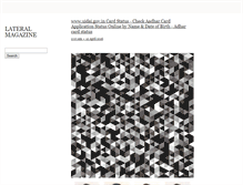 Tablet Screenshot of lateralmagazine.tumblr.com