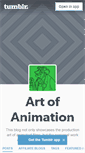 Mobile Screenshot of animationart.tumblr.com