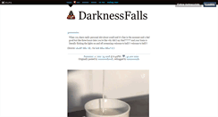 Desktop Screenshot of darknessfalls.tumblr.com