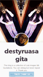 Mobile Screenshot of destyruasagita.tumblr.com