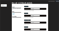 Desktop Screenshot of bluecitruskids.tumblr.com