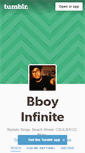 Mobile Screenshot of bboyinfinite.tumblr.com