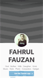 Mobile Screenshot of fahrulfauzan.tumblr.com