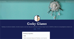 Desktop Screenshot of geekyglasses.tumblr.com