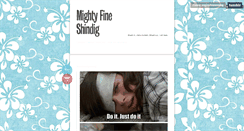 Desktop Screenshot of mightyfineshindig.tumblr.com