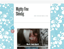 Tablet Screenshot of mightyfineshindig.tumblr.com